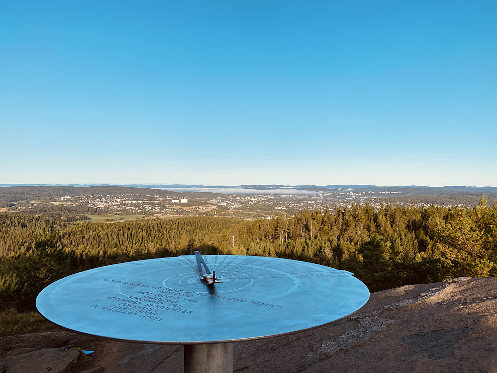 Sola renn over Oslo og omland.