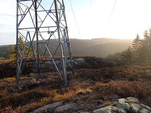 Utsikt fra toppen av Sveltleinåsen mot Storås