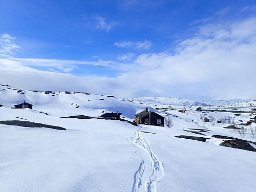 Ski out, ski in.