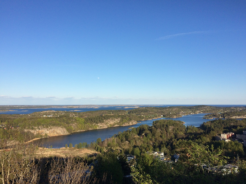 Østover mot Tjøme, fra Varden