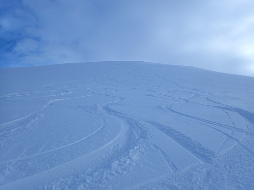 God snø og deilige svinger ned