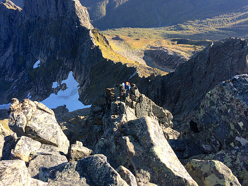 #5: A little group of climbers had chosen an even steeper route up to Mohn's Peak on this day than we had done.