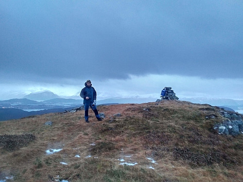 #2: My son Dag on top of Mount Litlehornet.