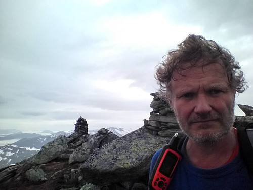 #13: On top of Mount Tindfjellet (960 m.a.m.s.l.).