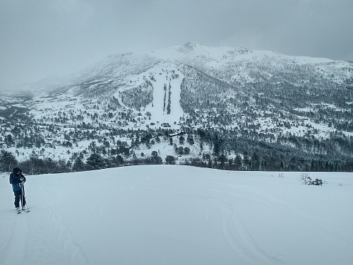 #1: A view towards the valley of Skorgedalen shortly after we started out.