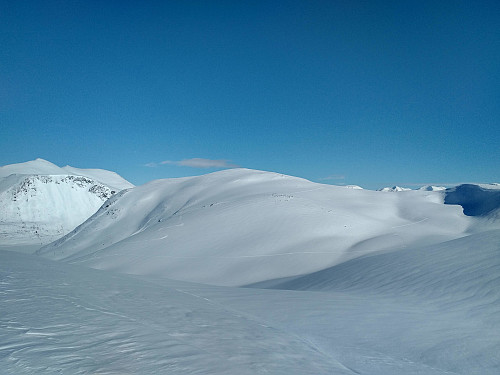#7: View towards Mount Breivikheia, the destination of the day.