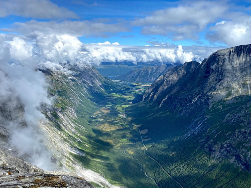 Image #9: Isterdalen Valley as seen from the Bishop. Isterdalen is the valley flanking the east side of this mountain range.