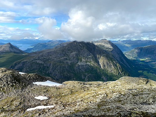 Image #31: A view towards Mount Svartebotstinden, which I was still to climb on this journey.