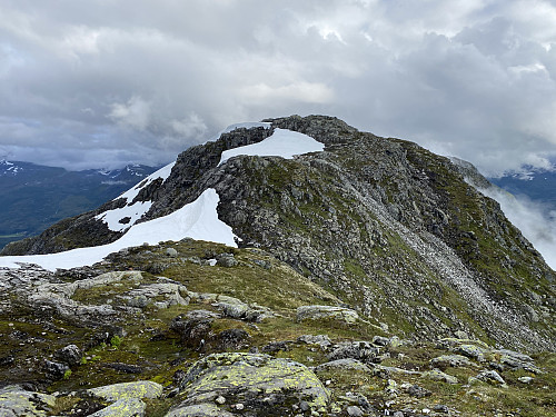 Image #23: The mountain ridge towards Mount Trollaksla [1256 m.a.m.s.l.].