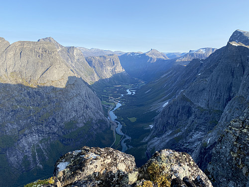 Image #10: View of the Rauma Valley from Mount Middagsbarna.