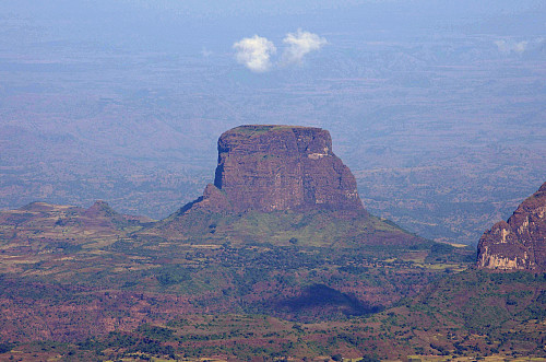 Image #5: Telephoto of the Hawaza Mountain, shot from the same spot as the previous two images. If possible, I would love one day to climb this mountain.