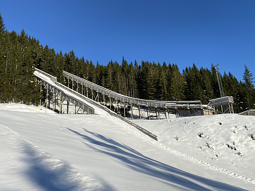 Image #4: Another view of two of the ski jumps.