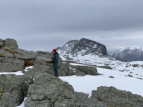 Image #13: Mount Hornelen as seen from the ridge towards Mount Uraheia.