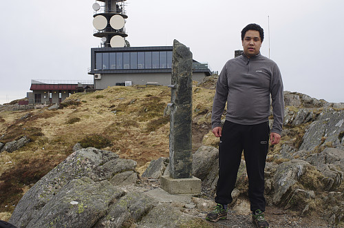 Image #4: On the west peak of Mount Ulriken, i.e. where the cable car stops, and also the huge telecommunications mast is located.