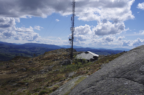 Image #7: The radio mast on top of Mount Løvstakken.