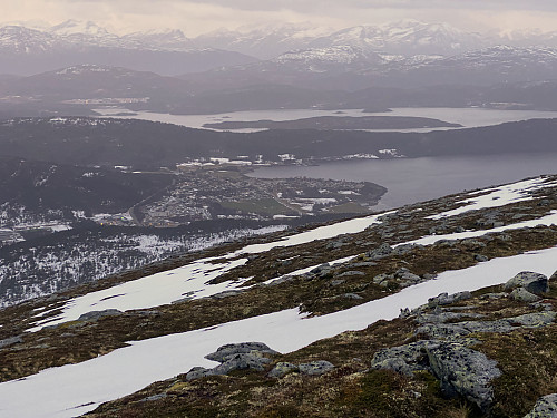 Image #8: View of the fjord and the village of Tennfjord.