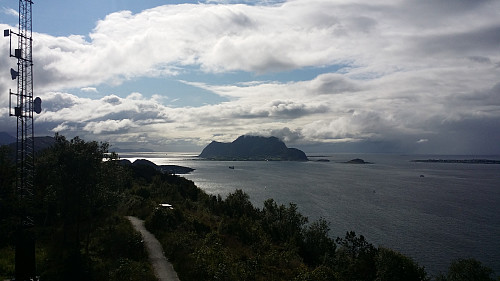 Utsikt fra Aksla mot nordøst