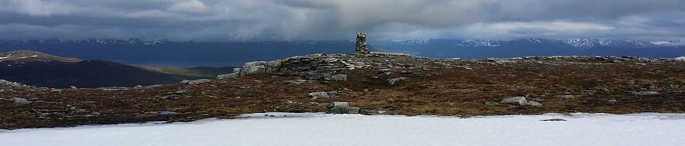Toppvarden ved Rundheia 500 moh
