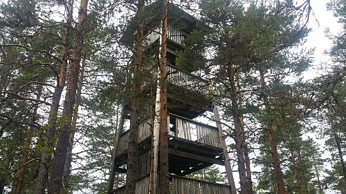 Utsiktstårnet på toppen av Hårgaberget.