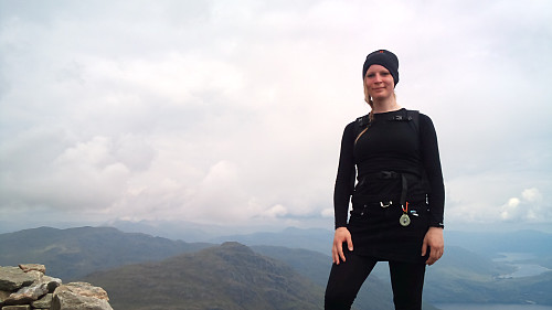 Me, on the top of Beinn Ìme.