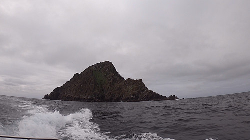 Sceilig Mhichíl seen from the boat back to Portmagee.