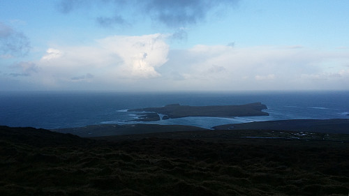 St Ninians Island, seen from Ward of Scousburgh