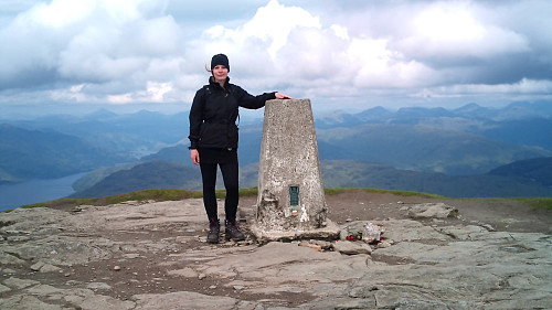 At the top of Ben Lomond
