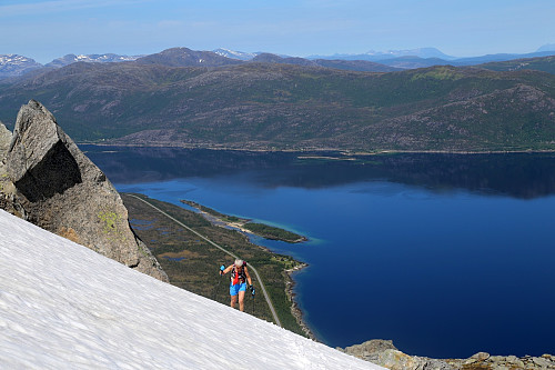 Stigning opp fra Efjorden