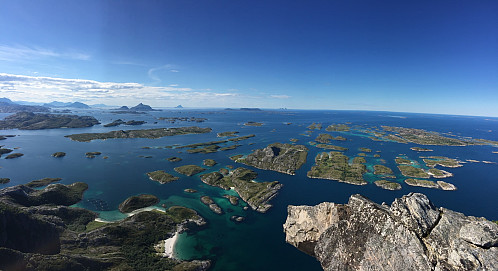 Utsikt fra Rødøyløva
