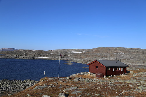 Hovedhytta på Skoaddejávre