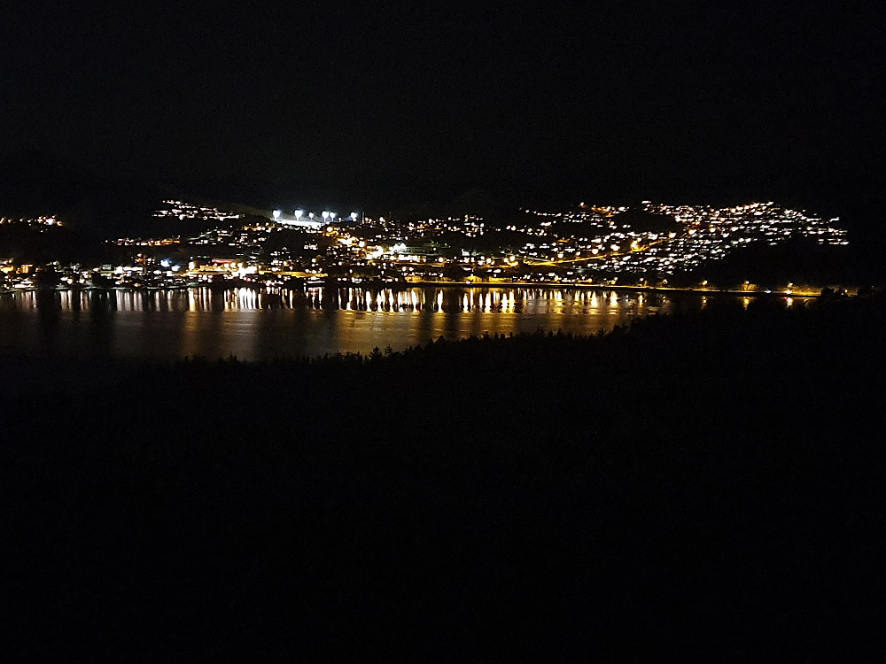 Ålgård sett fra Edlandsfjellet.