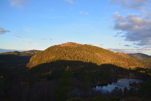 Jamnafjellet sett fra Indralandsvarden.