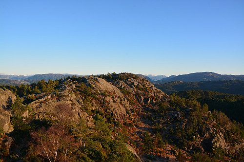 Varafjellet sett fra Heggelifjellet.