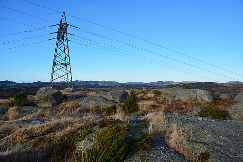 Toppen av Slettafjellet, 102 moh.