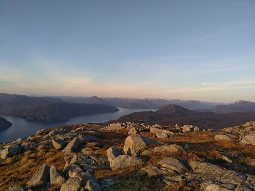 Toppen på det Navnløse fjellet nord for Lammanuten