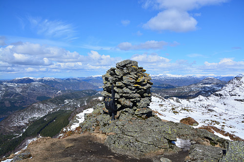 Toppen av Stølanuten, 578 moh.