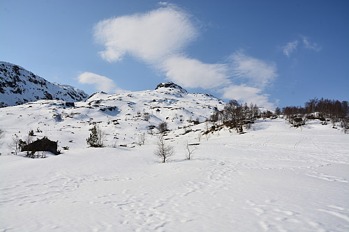 Hovlandsnuten sett fra nedstigning.