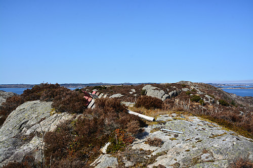 Toppen av Stogfjell, 99 moh.