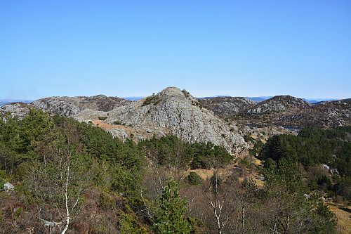 Tilbakeblikk mot Buarfjellet.