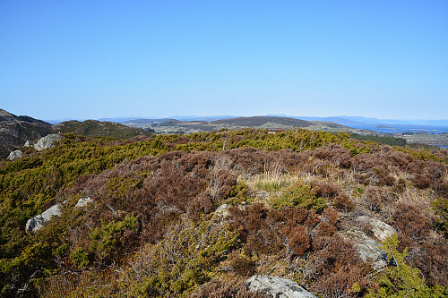 Toppen av Skarstadsfjellet, 153 moh.