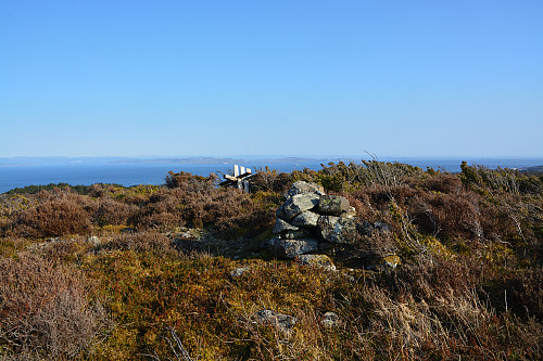 Toppen av Hest, 151 moh.