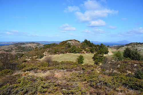 Tilbakeblikk mot Nordskogfjellet.