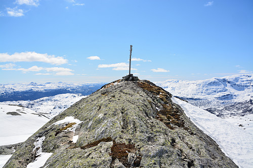 Toppen av Kvelvanuten, 1087 moh.