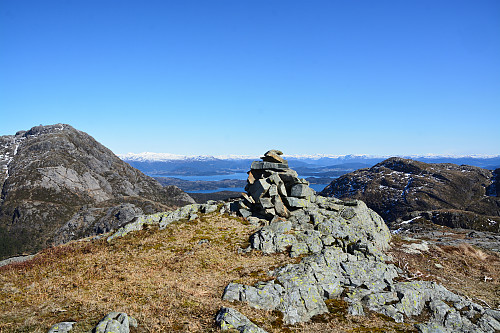 Toppen av Budalsfjellet, 528 moh.