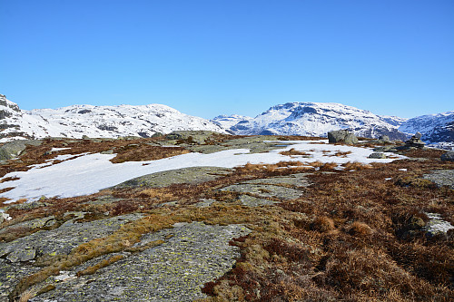Toppen av Kjelabotnheia, 907 moh.