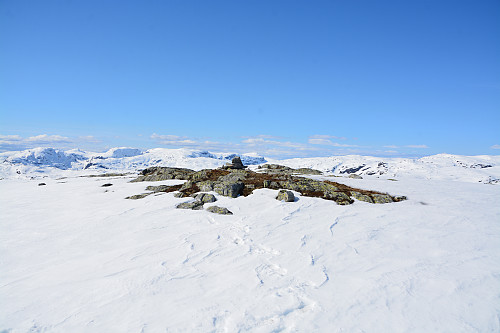 Toppen av Bjødnanuten, 1068 moh.