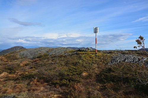 Toppen av Gaupefjellet, 415 moh.