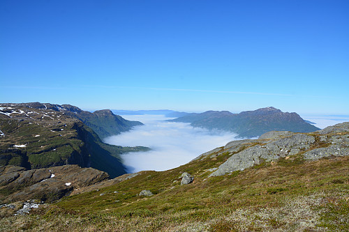 Utsikt mot Stordalen fra Grønskornuten.