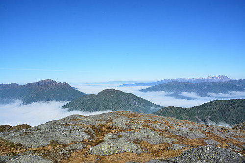 Utsikt mot Håfjellet og Hålandshovda.
