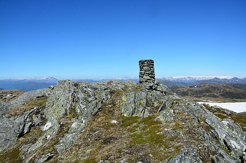 Toppen av Ramsvikegrønnuten, 906 moh.